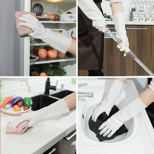 食品級丁腈洗碗手套橡膠洗衣家務(wù)廚房清潔耐磨耐用勞保