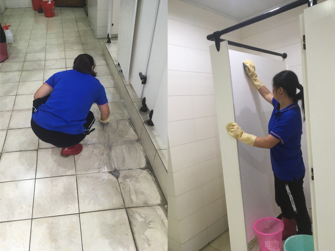 "青科會"保潔系列之地面清洗-溫州大學發展